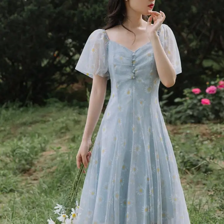 Light blue one piece dress Clearance