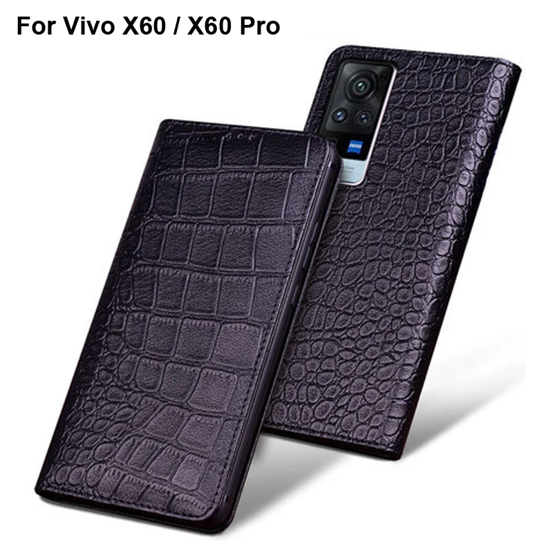 Чехол-книжка для Vivo X60 Pro, X60 Pro, чехол для телефона натуральная кожа 
Чехол-книжка для Vivo X60 Pro, X60 Pro, чехол для телефона натуральная кожа