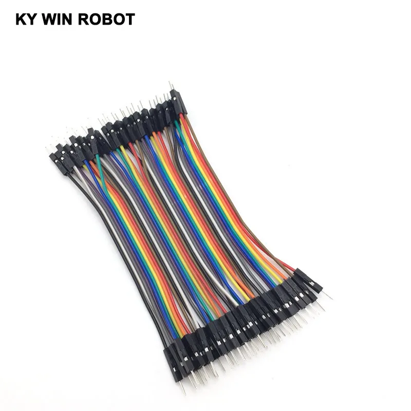 40pcs dupont cable jumper wire dupont line male to male dupont line 10cm 2.54MM 1P for arduino DIY KIT
40pcs dupont cable jumper wire dupont line male to male dupont line 10cm 2.54MM 1P for arduino DIY KIT