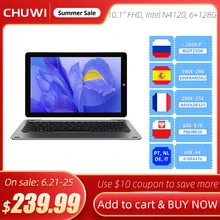 CHUWI Hi10 X 10.1 Inch FHD Screen Intel Celeron Quad Core 6GB RAM 128GB ROM Windows Tablets Dual Band 2.4G/5G Wifi CHUWI Hi10 X 10.1 Inch FHD Screen Intel Celeron Quad Core 6GB RAM 128GB ROM Windows Tablets Dual Band 2.4G/5G Wifi