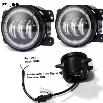 2pcs 4 Inch 60W Projector lens LED Fog Lights Halo Ring Angle Eye Fits Jeep Wrangler Jk TJ LJ Fog Lamp
2pcs 4 Inch 60W Projector lens LED Fog Lights Halo Ring Angle Eye Fits Jeep Wrangler Jk TJ LJ Fog Lamp