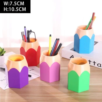 10x7.5cm Pencil Shaped Make Up Brush Pen Holder Pot Office Stationery Storage Organizer School Supplies Dropshipping
10x7.5cm Pencil Shaped Make Up Brush Pen Holder Pot Office Stationery Storage Organizer School Supplies Dropshipping