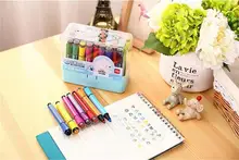 36 Waxing Stamp Markers Alician Color Pen with the Seal 36 Color Box Non Slip Craft Paper Student School Art Supplies Decoration
36 Waxing Stamp Markers Alician Color Pen with the Seal 36 Color Box Non Slip Craft Paper Student School Art Supplies Decoration