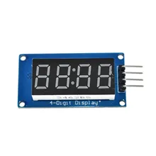 TM1637 LED Display Module For Arduno 7 Segment 4 Bits 0.36 Inch Clock RED Anode Digital Tube Four Serial Driver Board Pack
TM1637 LED Display Module For Arduno 7 Segment 4 Bits 0.36 Inch Clock RED Anode Digital Tube Four Serial Driver Board Pack