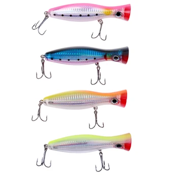 4Pcs Topwater Fishing Lures Popper 12cm 3D Eyes Floating Baits Steel Ball Inside Wobblers for Trolling Casting Fishing
4Pcs Topwater Fishing Lures Popper 12cm 3D Eyes Floating Baits Steel Ball Inside Wobblers for Trolling Casting Fishing