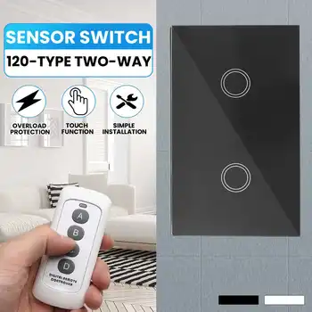 US Standard 2 Gang 2 Way Remote Control Switch, Smart Wall Light Switch, Touch Light Switch For Smart Home
US Standard 2 Gang 2 Way Remote Control Switch, Smart Wall Light Switch, Touch Light Switch For Smart Home