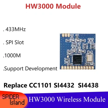 DEBROGLIE 433M Wireless Module HW3000 Wireless Module Replaces CC1101 | SI4432 | SI4463 | SI4438 Module
DEBROGLIE 433M Wireless Module HW3000 Wireless Module Replaces CC1101 | SI4432 | SI4463 | SI4438 Module