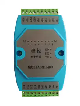 Modbus RTU communication RS485 acquisition 6AD4DI4DQ analog input digital input and output module
Modbus RTU communication RS485 acquisition 6AD4DI4DQ analog input digital input and output module