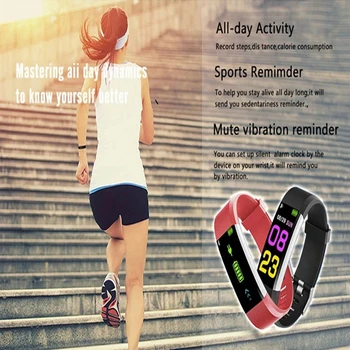 Factory Outlet Smart Watch 115 plus Heart Rate Fit Bit Smart Band Bracelet TFT Color Screen Smart Watch
Factory Outlet Smart Watch 115 plus Heart Rate Fit Bit Smart Band Bracelet TFT Color Screen Smart Watch