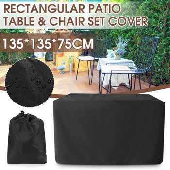 Waterproof Rectangular Table Cover Outdoor Furniture Table Set Dustproof UV Resistant Cover 135x135x75cm 210D Oxford Cloth
Waterproof Rectangular Table Cover Outdoor Furniture Table Set Dustproof UV Resistant Cover 135x135x75cm 210D Oxford Cloth