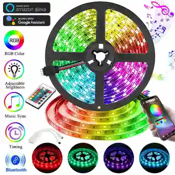 bluetooth LED Strip Lights 5M RGB 2835 SMD Flexible Ribbon Non-Waterproof RGB LED Light 5M Tape Diode DC 12V bluetooth Control
bluetooth LED Strip Lights 5M RGB 2835 SMD Flexible Ribbon Non-Waterproof RGB LED Light 5M Tape Diode DC 12V bluetooth Control