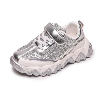Shiny Sequins Kids Sneakers Boys Casual Sport Shoes Spring Autumn Girls Soft Breathable Shoes Size 26-36
Shiny Sequins Kids Sneakers Boys Casual Sport Shoes Spring Autumn Girls Soft Breathable Shoes Size 26-36