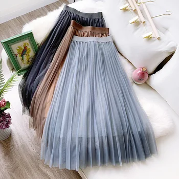 2020 Fashion New Women Pleated Skirts Women Long Skirt Summer Skirts
2020 Fashion New Women Pleated Skirts Women Long Skirt Summer Skirts