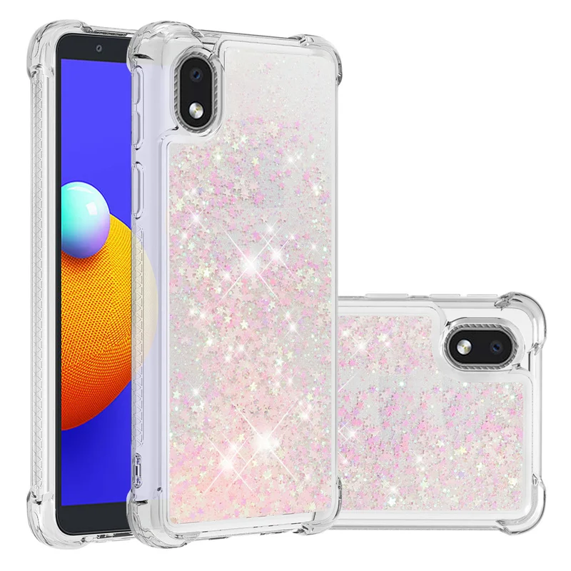 Quicksand Phone Case For Samsung Galaxy A01 Core Glitter Star Sequins Dynamic Liquid Soft shockproof Airbag Back Cover
Quicksand Phone Case For Samsung Galaxy A01 Core Glitter Star Sequins Dynamic Liquid Soft shockproof Airbag Back Cover