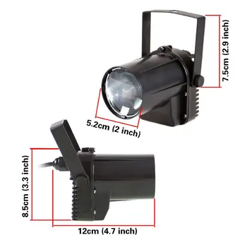 5W Red LED Beam Spotlight Ball DJ Bar Rotating Stage Light Fixed Lamp with Stand and Adjustable Angle for KTV / Clubs
5W Red LED Beam Spotlight Ball DJ Bar Rotating Stage Light Fixed Lamp with Stand and Adjustable Angle for KTV / Clubs