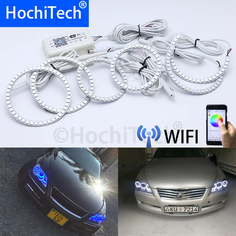 Wifi Wireless RGB Multi-Color LED Angel Eye Halo Rings Day Light DRL for Toyota Mark X Mark-X REIZ 2004 2005 2006 2007 2008 2009
Wifi Wireless RGB Multi-Color LED Angel Eye Halo Rings Day Light DRL for Toyota Mark X Mark-X REIZ 2004 2005 2006 2007 2008 2009