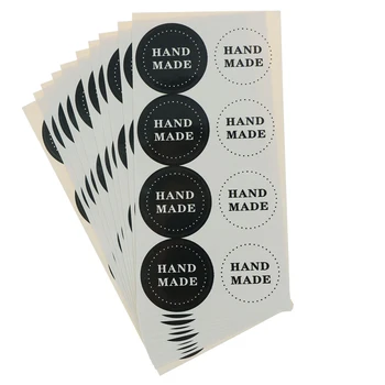 Dia 4cm 80pcs Handmade With Love Sticker Seal Label White/kraft Paper Self Adhesive Gifts /products Note Label Sticker
Dia 4cm 80pcs Handmade With Love Sticker Seal Label White/kraft Paper Self Adhesive Gifts /products Note Label Sticker
