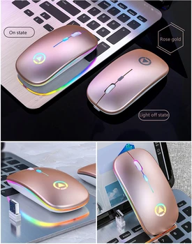 2.4G USB Wireless Mouse For Laptop Slim Silent Mause For Computer PC Notebook Office School Optical Mute Mice
2.4G USB Wireless Mouse For Laptop Slim Silent Mause For Computer PC Notebook Office School Optical Mute Mice