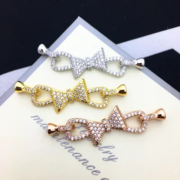 Clasps For Jewelry Making Fastening Accessories 925 silver plating Cubic Zirconia Clasps For DIY Pearls Necklace Bracelet Clasp
Clasps For Jewelry Making Fastening Accessories 925 silver plating Cubic Zirconia Clasps For DIY Pearls Necklace Bracelet Clasp