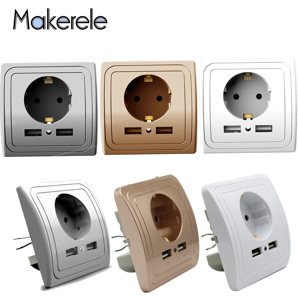 3 Colors Smart Home Adapter 16A EU Standard Outlet Electrical Plug Socket Power Outlet Panel 110~250V Wall Power Socket
3 Colors Smart Home Adapter 16A EU Standard Outlet Electrical Plug Socket Power Outlet Panel 110~250V Wall Power Socket