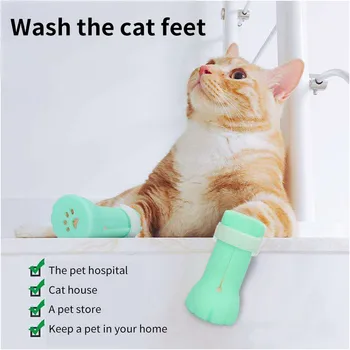 4pcs Anti-Biting Bath Washing Cat Claw Cover Nails Foot Cover Pet Paw Protector For Anti-Scratch Cat Shoes Boots Pet Supplies
4pcs Anti-Biting Bath Washing Cat Claw Cover Nails Foot Cover Pet Paw Protector For Anti-Scratch Cat Shoes Boots Pet Supplies