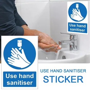 Warning wall stickers Use hand sanitiser Please Sign 150mm x 200mm Notice Sticker self adhesive Marker stickers @40
Warning wall stickers Use hand sanitiser Please Sign 150mm x 200mm Notice Sticker self adhesive Marker stickers @40