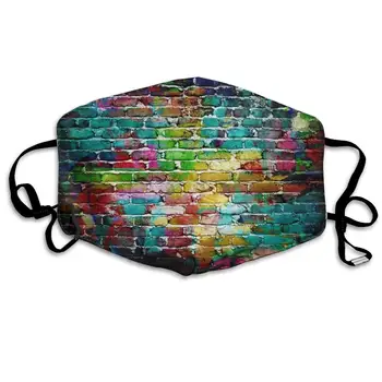 Mouth Mask for Daily Dress Up, Colorful Wall Anti-dust Mouth-Muffle, Washable Reusable Holiday Half Face Masks for Mens and
Mouth Mask for Daily Dress Up, Colorful Wall Anti-dust Mouth-Muffle, Washable Reusable Holiday Half Face Masks for Mens and