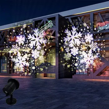 Outdoor Snowflake LED Light Moving Snow Laser Projector Christmas Party Lamp Projection Light Rotating Snowflake Projector Light
Outdoor Snowflake LED Light Moving Snow Laser Projector Christmas Party Lamp Projection Light Rotating Snowflake Projector Light