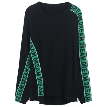 2020 Women Sweater Slim Fit Letters Jacquard Knitted Pullovers Striped Top Long Sleeve Dream Jumper Autumn Winter Knitwear
2020 Women Sweater Slim Fit Letters Jacquard Knitted Pullovers Striped Top Long Sleeve Dream Jumper Autumn Winter Knitwear