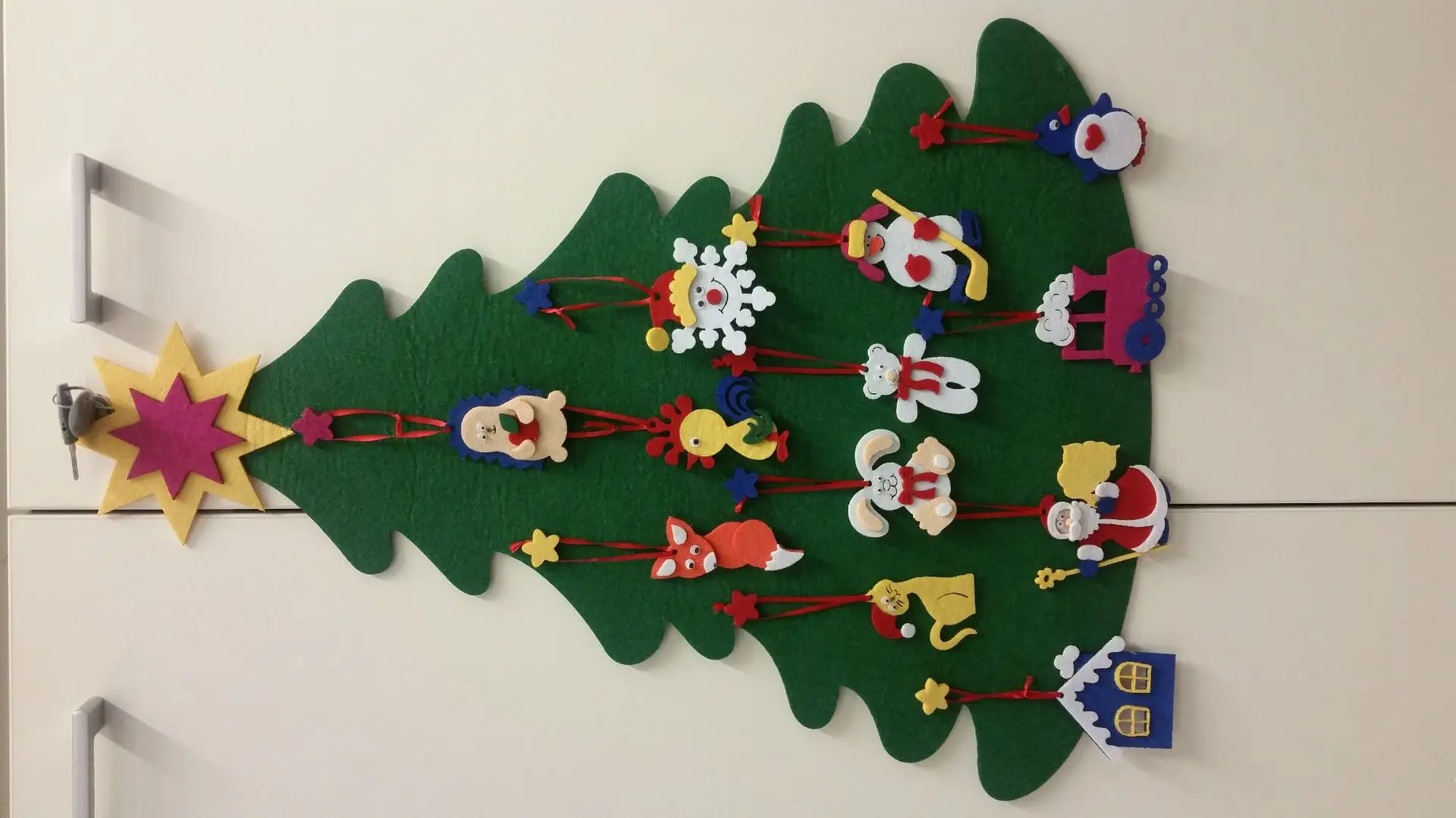 ourwarm diy felt christmas tree new year gifts kids toys