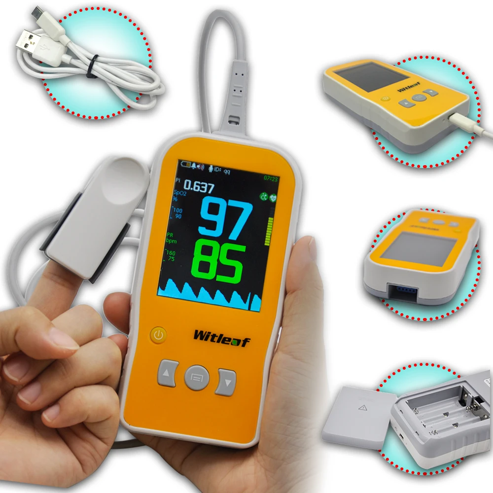 8Languages 3.2" Adult Child Neonate Handheld Pulse Oximeter SPO2 PR Medical Heart Rate Monitor Compatible Nellcor Sensor
8Languages 3.2" Adult Child Neonate Handheld Pulse Oximeter SPO2 PR Medical Heart Rate Monitor Compatible Nellcor Sensor