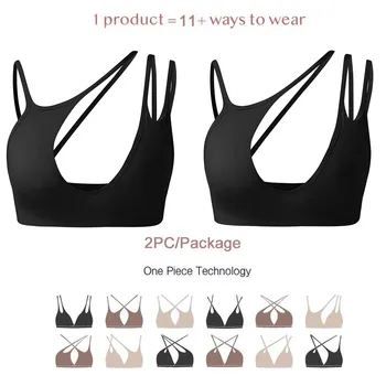 2PC One Piece Bra Intimate High Elasticity For Boobs lightweight Versatility Underwear Crop Tops Soutien gorge femme W10
2PC One Piece Bra Intimate High Elasticity For Boobs lightweight Versatility Underwear Crop Tops Soutien gorge femme W10
