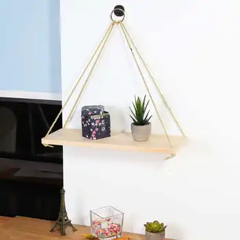 Nordic Style Wooden Flowerpot Storage Rack Wall Rope Hanging Wall Shelf For Home Decor Kitchen Bedroom Living Room 2 Size
Nordic Style Wooden Flowerpot Storage Rack Wall Rope Hanging Wall Shelf For Home Decor Kitchen Bedroom Living Room 2 Size