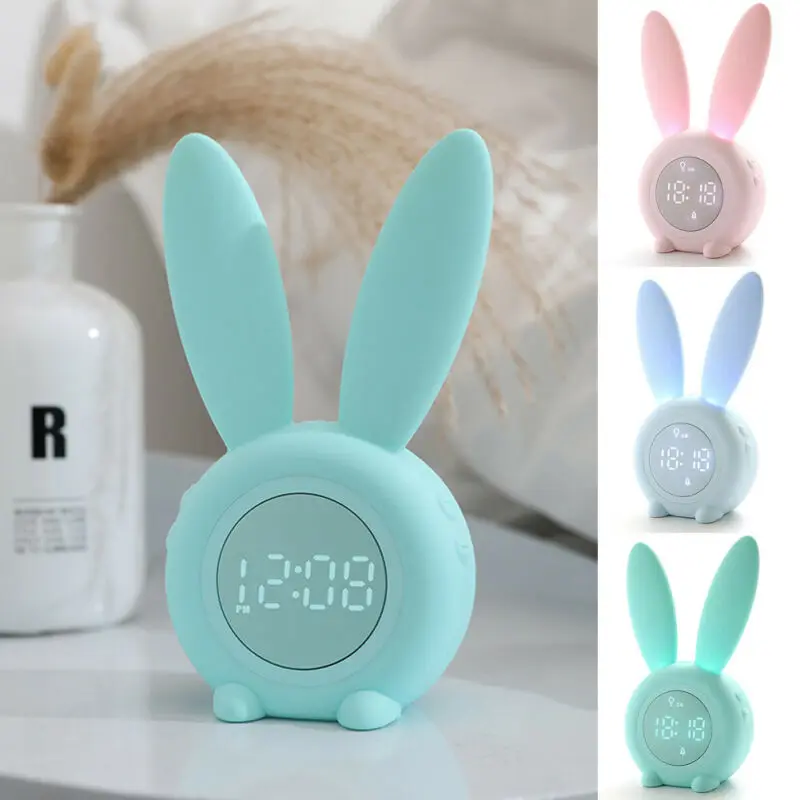 1PC Creative alarm clock Cute Rabbit Alarm Clock Creative Led Digital Snooze Cartoon Electronic Clock for Living Room Home
1PC Creative alarm clock Cute Rabbit Alarm Clock Creative Led Digital Snooze Cartoon Electronic Clock for Living Room Home