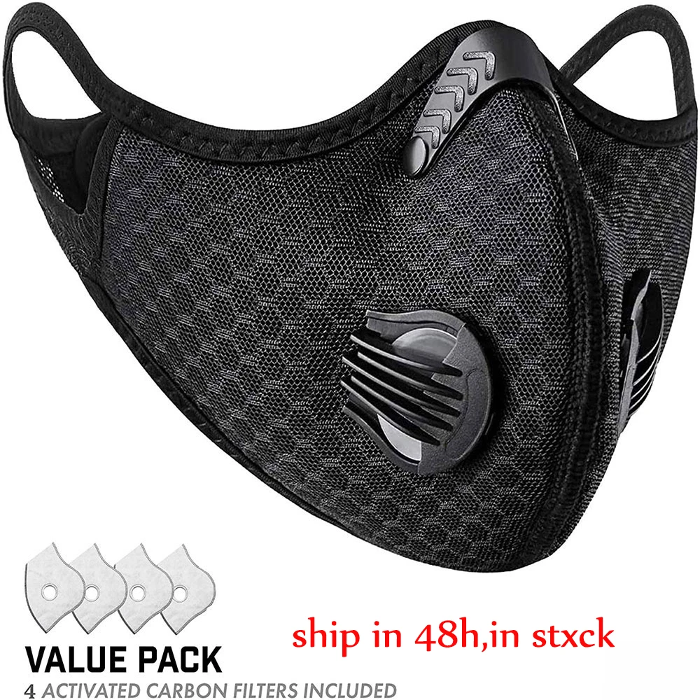 Sport face mask respirator Reusable Activated Carbon Anit-fog Breathable Bicycle Protection Dust PM 2.5 Mask Anti-droplet
Sport face mask respirator Reusable Activated Carbon Anit-fog Breathable Bicycle Protection Dust PM 2.5 Mask Anti-droplet