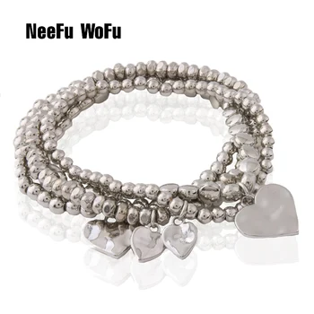 Bracelets DIY Zinc alloy Retro Metal Beaded Nulti-turn Bracelet Charm Woman Beaded bracelet fashion jewelry
Bracelets DIY Zinc alloy Retro Metal Beaded Nulti-turn Bracelet Charm Woman Beaded bracelet fashion jewelry