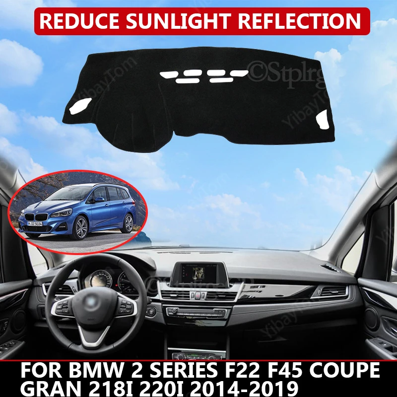 Чехол для приборной панели автомобиля BMW 2 серии F22 F45 Coupe Gran 218i 220i 2014-19 защита