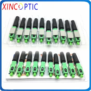 SC/APC UPC 50mm Single Mode Optic Fiber Fast Connector Side Cover Leather Cable Cold Joint FTTH Embedded Optical Quick Connector
SC/APC UPC 50mm Single Mode Optic Fiber Fast Connector Side Cover Leather Cable Cold Joint FTTH Embedded Optical Quick Connector