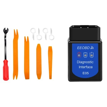 9 Pack Car Trim Removal Tool Kit for Car Door Clip Panel o Video Dashboard & 1x E05 OBD2 Scanner
9 Pack Car Trim Removal Tool Kit for Car Door Clip Panel o Video Dashboard & 1x E05 OBD2 Scanner