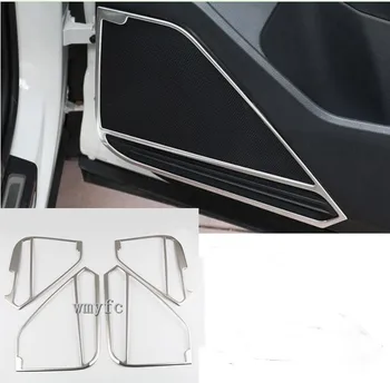 Accessories Car Door Stereo Audio Sound frame cover Trim stainless steel Interior Molding For VW Tiguan mk2 2017- 2019 2020 4pcs 
Accessories Car Door Stereo Audio Sound frame cover Trim stainless steel Interior Molding For VW Tiguan mk2 2017- 2019 2020 4pcs