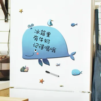 Lovely 3D Whale Shape Refrigerator Magnetic Stick Erasable Sticky Note Home Decoration Tips Sticker Record Message Board ZL433
Lovely 3D Whale Shape Refrigerator Magnetic Stick Erasable Sticky Note Home Decoration Tips Sticker Record Message Board ZL433