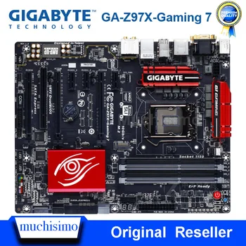 Gigabyte Z97X-Gaming 7 Motherboard LGA 1150 DDR3 32GB PCI-E 3.0 Desktop Gigabyte Z97 Mainboard Core i7/i5/i3 M.2 SATA III ATX
Gigabyte Z97X-Gaming 7 Motherboard LGA 1150 DDR3 32GB PCI-E 3.0 Desktop Gigabyte Z97 Mainboard Core i7/i5/i3 M.2 SATA III ATX
