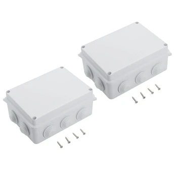 2 Pack ABS Plastic Dustproof Waterproof IP65 Junction Box Universal Electrical Project Enclosure 5.9 x 4.3 x 2.8 Inch
2 Pack ABS Plastic Dustproof Waterproof IP65 Junction Box Universal Electrical Project Enclosure 5.9 x 4.3 x 2.8 Inch