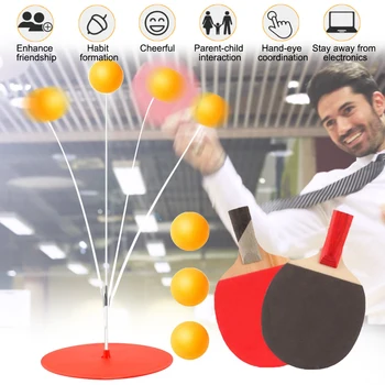 Portable Ping Pong Training Tool Soft Shaft Practice Trainer Kid Adult Table Tennis Ball Practice Trainer Home Exercise
Portable Ping Pong Training Tool Soft Shaft Practice Trainer Kid Adult Table Tennis Ball Practice Trainer Home Exercise