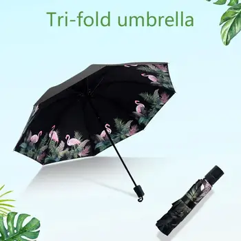 Umbrella Flamingo Tri-Folded Internal Printing Rainy Day Courtyard Travel Sunshade Umbrella Anti-UV Umbrella 8 Bones Outdoor
Umbrella Flamingo Tri-Folded Internal Printing Rainy Day Courtyard Travel Sunshade Umbrella Anti-UV Umbrella 8 Bones Outdoor