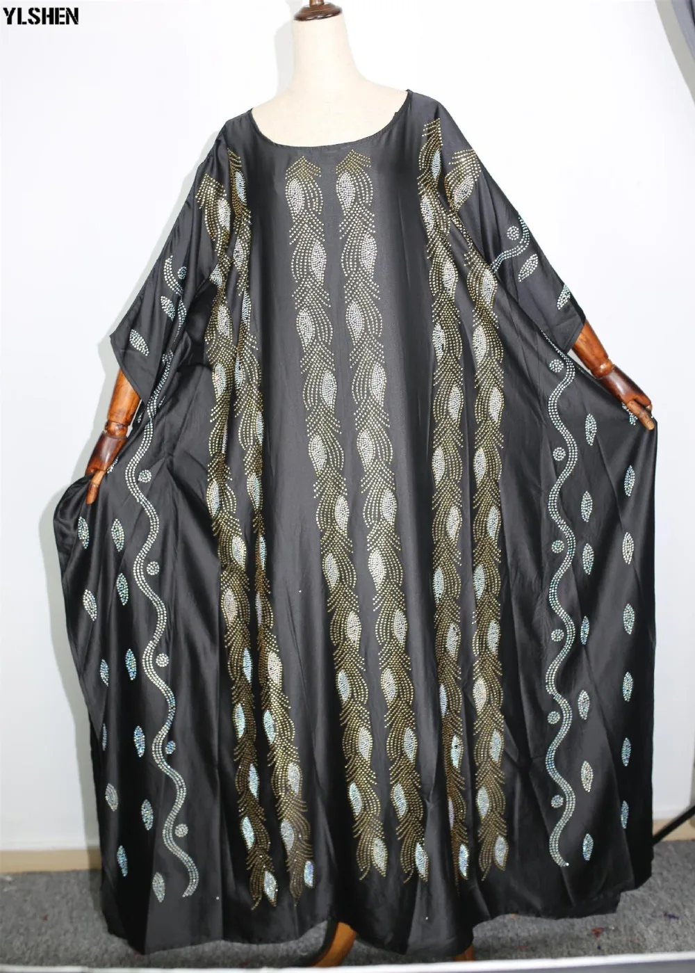 African Dresses For Women 2019 Africa Clothing Abaya Dubai Muslim Long Dress High Quality Length Fashion African Dress For Lady 04
