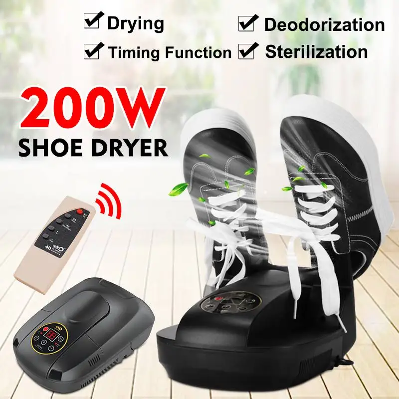 200W 110V Household Shoes Dryer Timing Sterilization Deodorant Machine Drying Shoes Folding Telescopic Electric Shoes Dryer
200W 110V Household Shoes Dryer Timing Sterilization Deodorant Machine Drying Shoes Folding Telescopic Electric Shoes Dryer