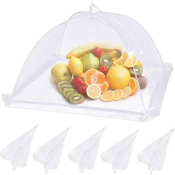Food Cover Mesh Food Tent, 6 Pack, White Cloth Covers, Umbrella Sn Tents, Patio Bug Net for Outdoor Camping
Food Cover Mesh Food Tent, 6 Pack, White Cloth Covers, Umbrella Sn Tents, Patio Bug Net for Outdoor Camping