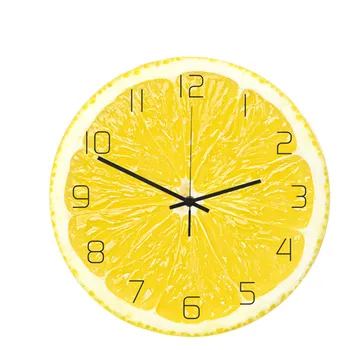 Fruit Lemon Wall Clock Modern Design Bedroom Living Room Acrylic Silent Watches horloge Home Decor lasser bairam reloj de pared 
Fruit Lemon Wall Clock Modern Design Bedroom Living Room Acrylic Silent Watches horloge Home Decor lasser bairam reloj de pared