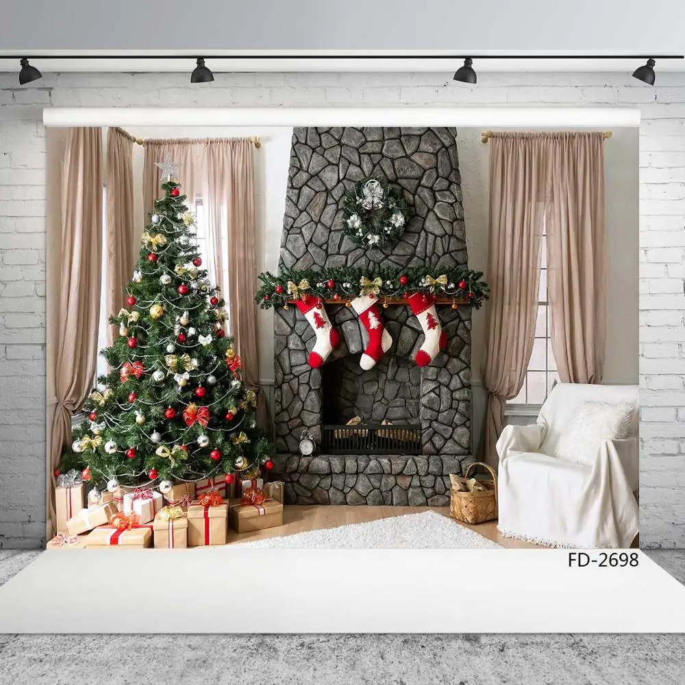 Christmas Tree Gifts Sock Photographic Backgrounds Vinyl Cloth Photo Shootings Backdrops for Baby Children Family Photo Studio
Christmas Tree Gifts Sock Photographic Backgrounds Vinyl Cloth Photo Shootings Backdrops for Baby Children Family Photo Studio